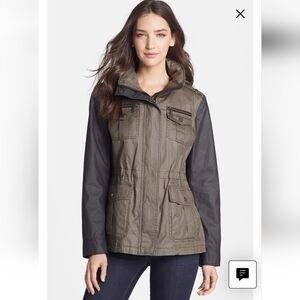MICHAEL Michael Kors Waxed Cotton Field Jacket women's size medium